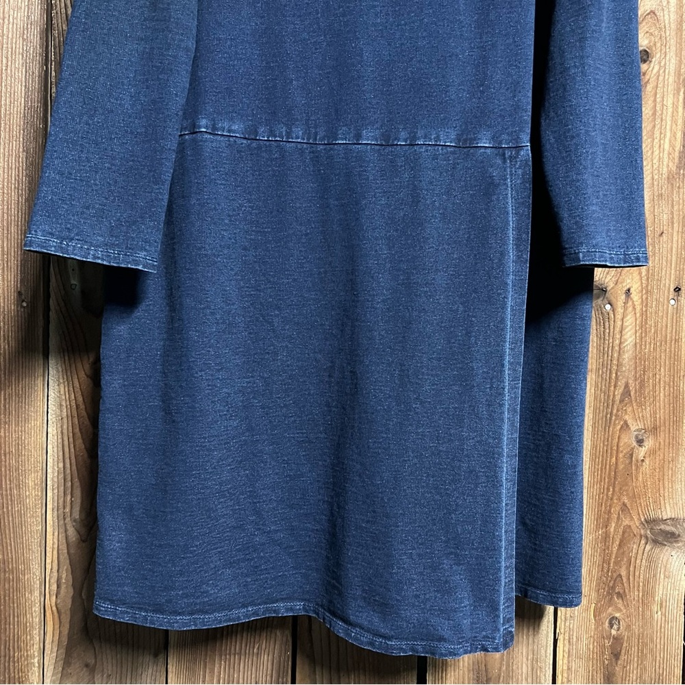 J.Jill Indigo Navy Blue Denim Look
PureJill Classic Faux Wrap Skirt Dress Sz L - Picture 7 of 13